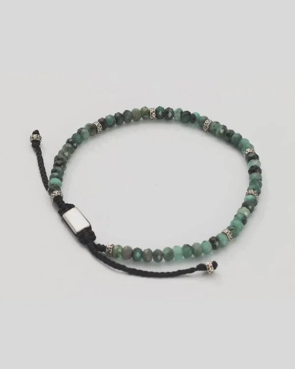 Green Emerald Pull Bracelet