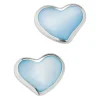 Heart Gemstone Sterling Stud Earrings