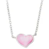 Heart Pendant Sterling Necklace