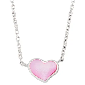 Heart Pendant Sterling Necklace