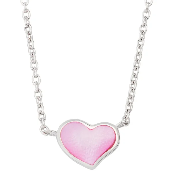 Heart Pendant Sterling Necklace