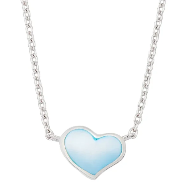 Heart Pendant Sterling Necklace