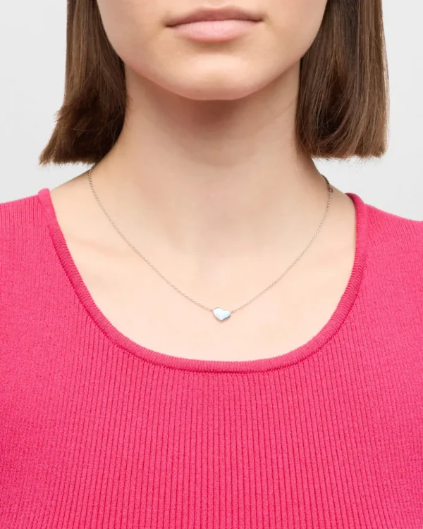 Heart Pendant Sterling Necklace