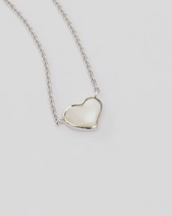 Heart Pendant Sterling Necklace