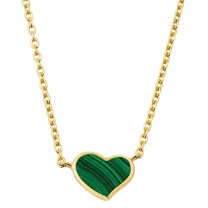 Heart Sterling Vermeil Necklace