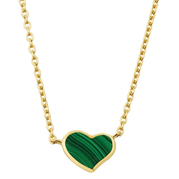 Heart Sterling Vermeil Necklace