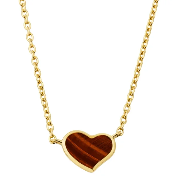 Heart Sterling Vermeil Necklace