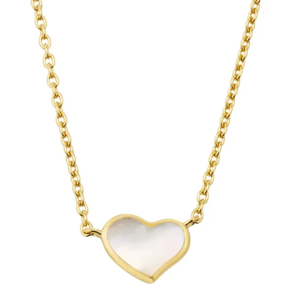 Heart Sterling Vermeil Necklace