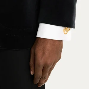 18k Gold Vermeil Handcuff Sterling Cufflinks