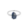Koi Cascade Gemstone Petite Sterling Silver Ring I Jan Leslie