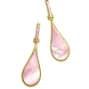 Koi Cascade Gemstone Teardrop 18K Gold Vermeil Sterling Silver Earrings I Jan Leslie