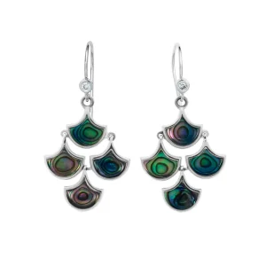 Koi Cascade Moving Mother of Pearl Earring Petite | Jan Leslie