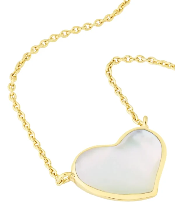 Large Heart Sterling Vermeil Necklace