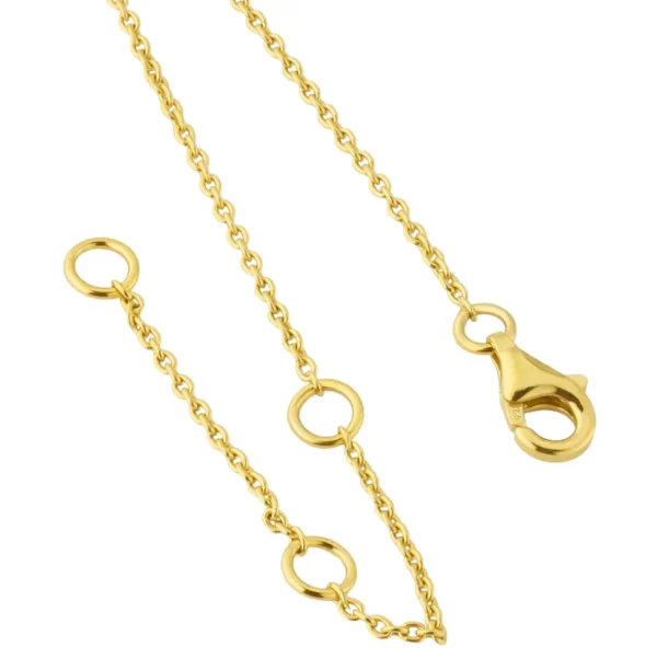 Large Heart Sterling Vermeil Necklace