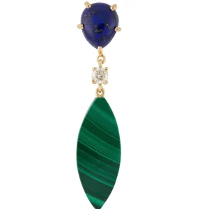 Machu Picchu 18K One of a Kind Single Earring