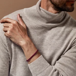Mag-5 Woven Bordeaux Red Bracelet