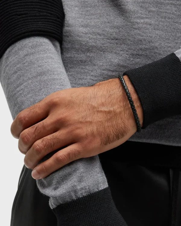 Mag-5 Woven Leather Bracelet