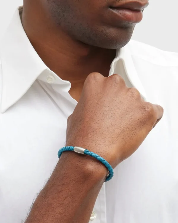 Mag-5 Woven Leather Bracelet