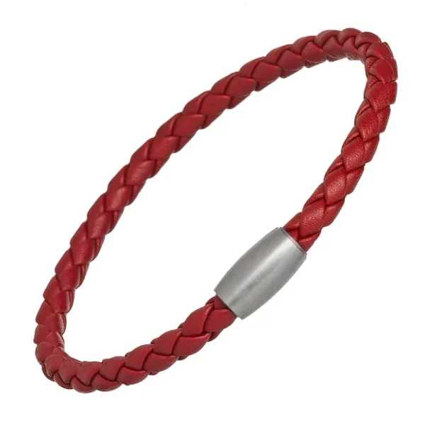 Mag-5 Woven Leather Bracelet