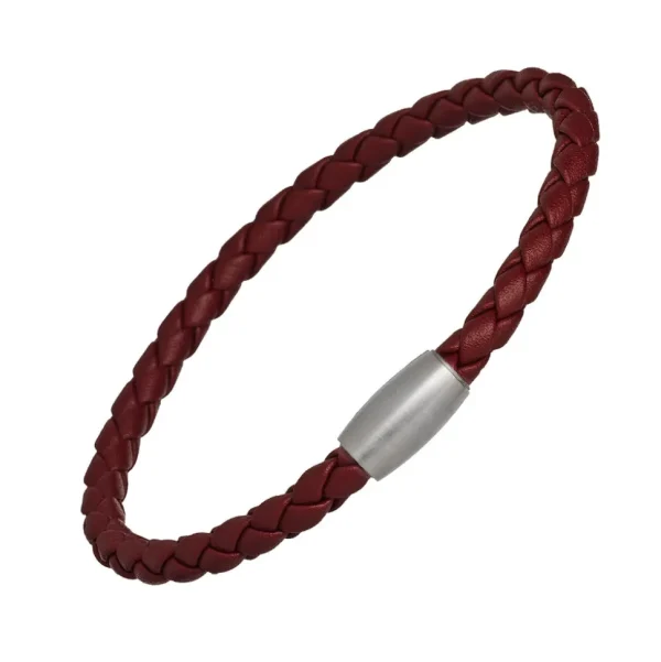 Mag-5 Woven Leather Bracelet