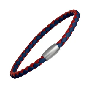 Mag-5 Woven Leather Bracelet