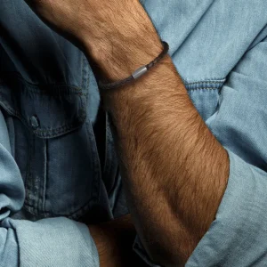 Mag-5 Woven Leather Bracelet
