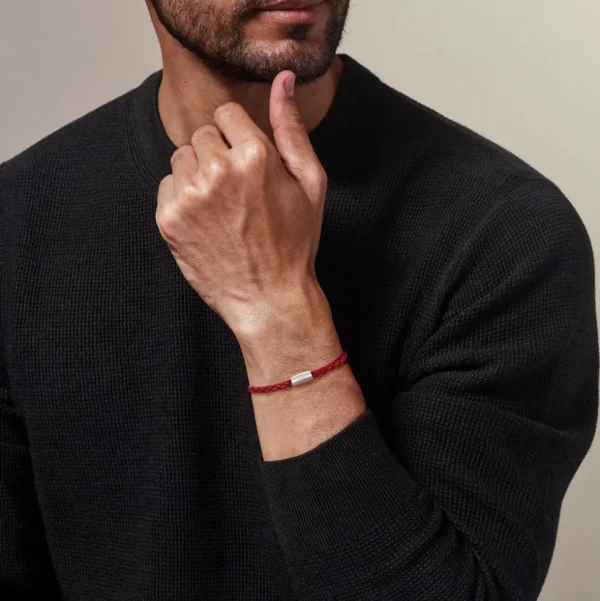 Mag-5 Woven Red Bracelet