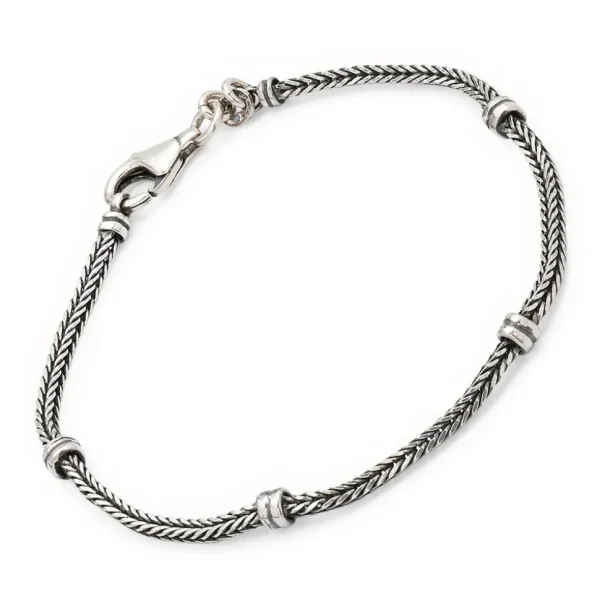 Men's Gray Bracelet Stack