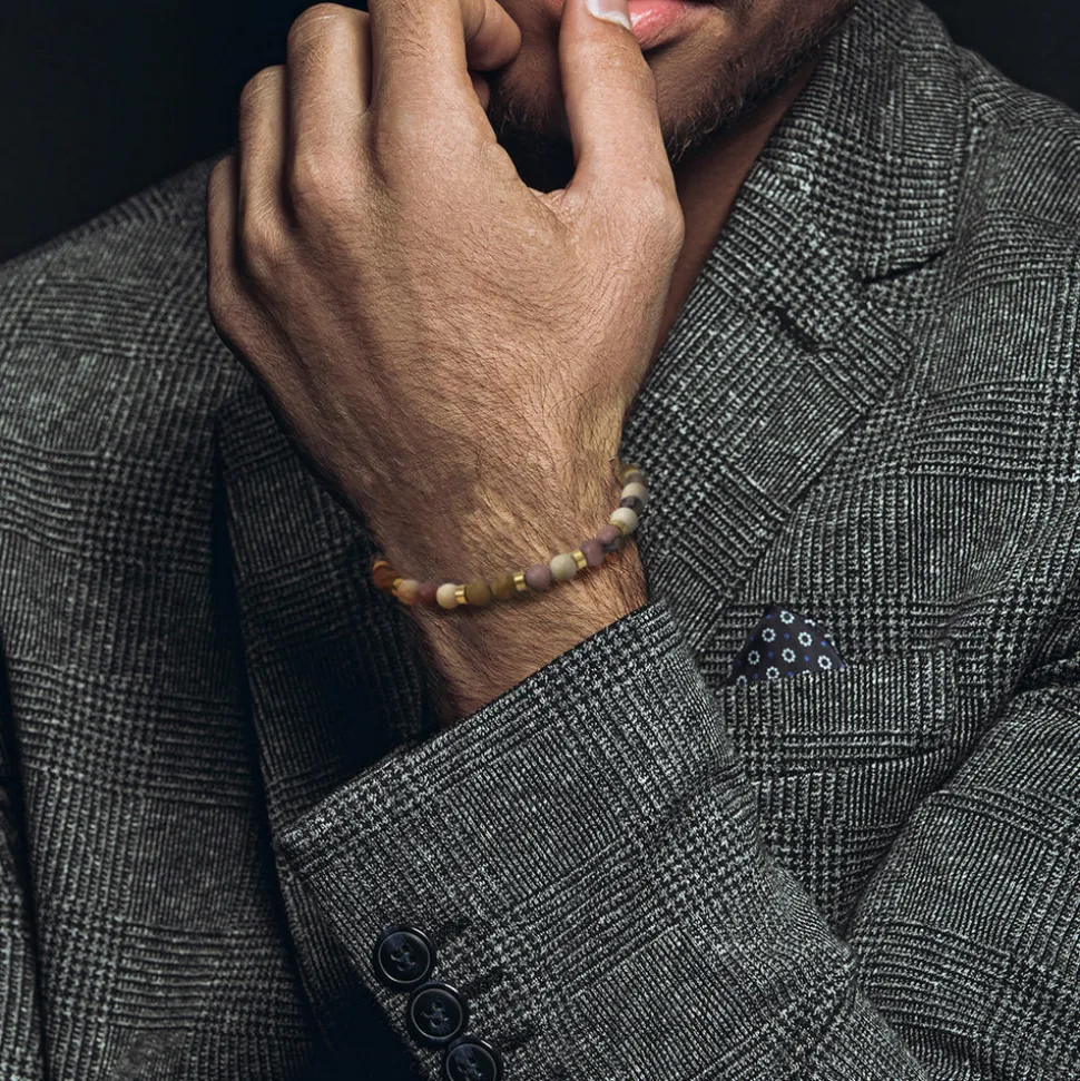 mm_mixed_color_bead_sterl_3.webp 8mm Mixed color Bead Sterling Pull Cord Bracelet