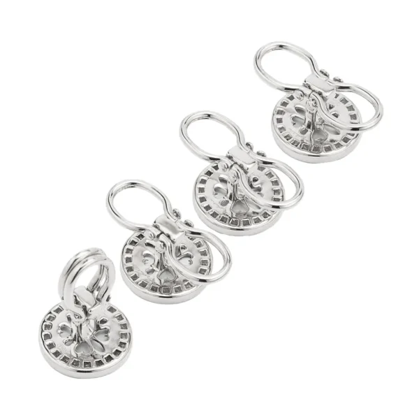 Mother of Pearl & Diamond 18k White Gold Tuxedo Studs