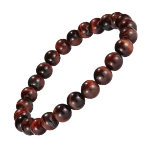Natural Gem Beads Flex Bracelet