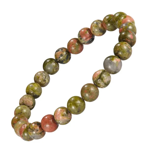 Natural Gem Beads Flex Bracelet