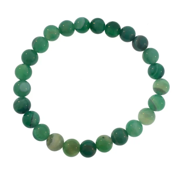 Natural Gem Beads Flex Bracelet