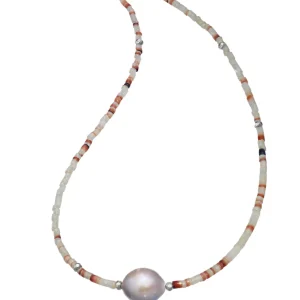 Pearl & Beaded Shells Necklace