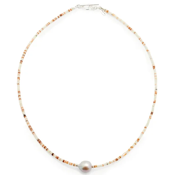 Pearl & Beaded Shells Necklace