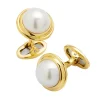 Pearl 18K Gold Cufflinks