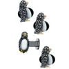 Penguin Sterling Tuxedo Studs