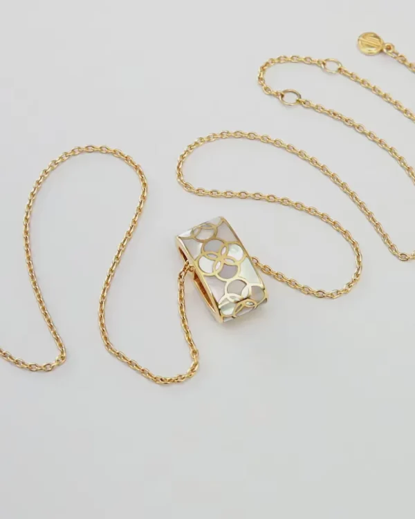 Petal Gemstone Gold Vermeil Sterling Pendant Necklace