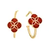 Petal Gemstone Sterling Mini Hoop Earrings