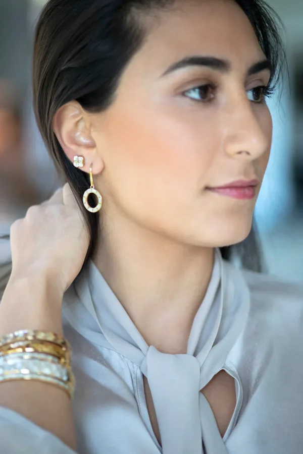 Petal Sterling Stud Earrings