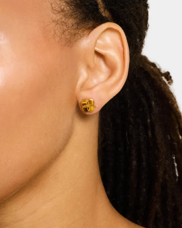 Petal Sterling Stud Earrings