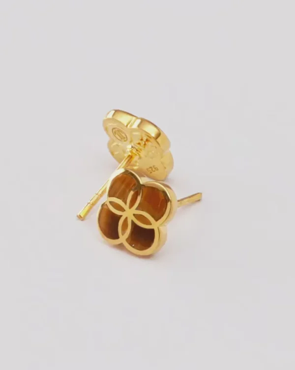 Petal Sterling Stud Earrings