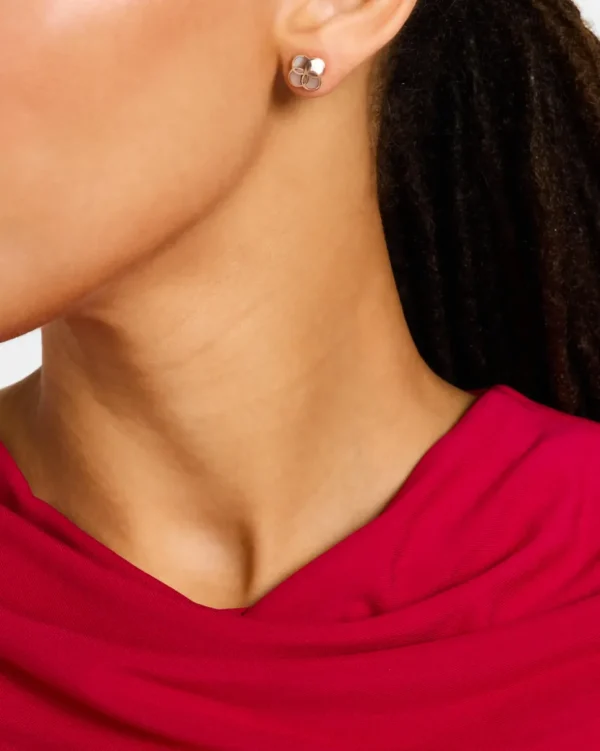 Petal Sterling Stud Earrings