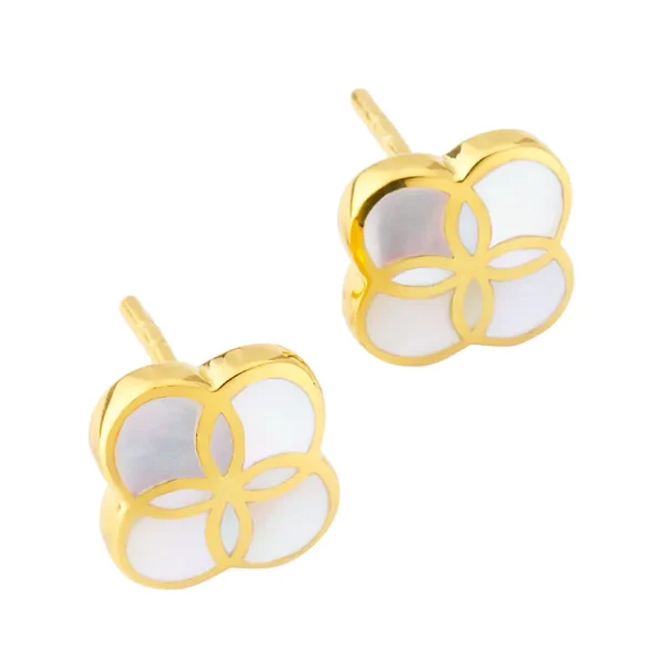 Petal Sterling Stud Earrings