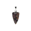 Pietersite One-of-a-Kind Arrow Pendant Sterling Silver Necklace