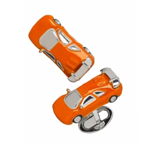 Race Car Sterling Cufflinks