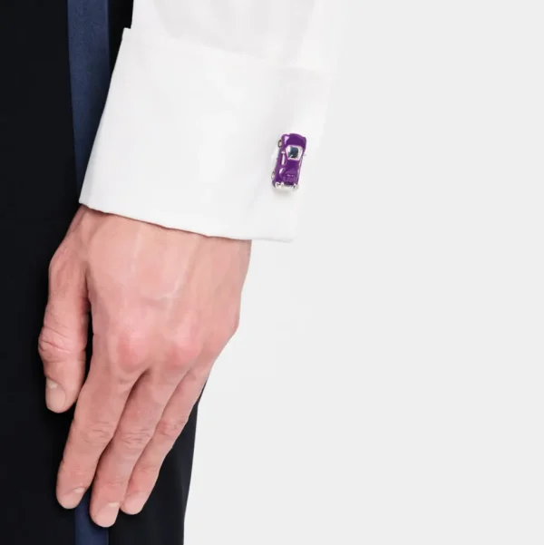 Race Car Sterling Cufflinks