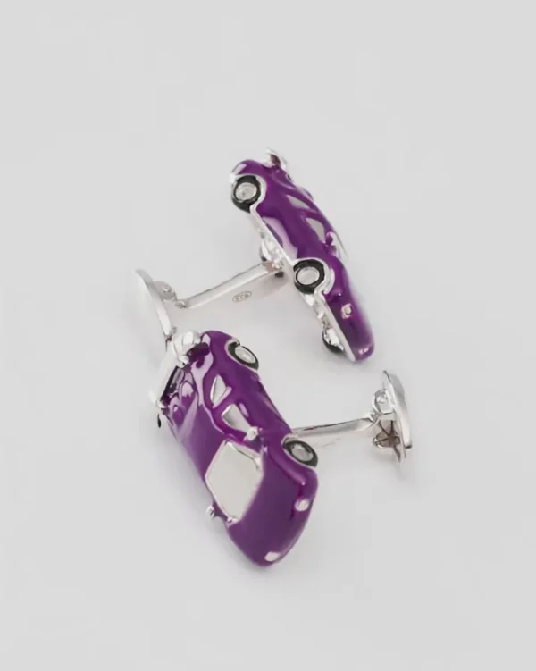 Race Car Sterling Cufflinks
