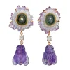 Rio Grande do Sul 18K Rose Gold One of a Kind Earrings