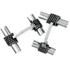 Rope Tube Sterling Cufflinks